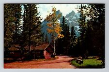 Jackson Hole WY-Wyoming, Cottages, Jenny Lake Lodge, Vintage Postcard picture