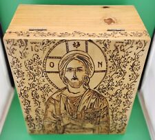 Wood Art-Large Deluxe Orthodox/Christian Jesus Keepsake  picture