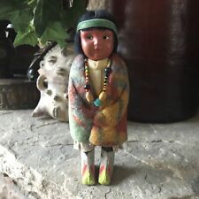 Vintage Indian Skookum Doll Bully Good Child With Beads Native American Figure picture