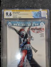 SDCC 2016 Harley Quinn #1 REBIRTH CGC 9.6 3X SIGNED JIM LEE, WILLAMS, &SINCLAIR  picture