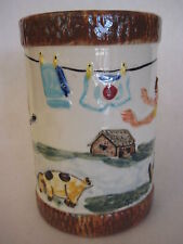 Target Practice Imperial Porcelain Zanesvill Ohio Pottery Handpainted Mug (Rare) picture
