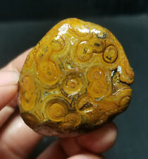 RARE 76G Natural China Inner Mongolia Gobi Eye Agate Crystal Collection R770 picture