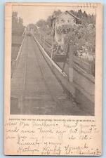 Burlington Iowa IA Postcard Shooting The Chutes Chapo Park Scene 1905 Antique picture