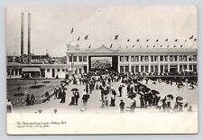 Boardwalk Casino Asbury Park People c1904 VTG Undivided Back Unposted Postcard picture