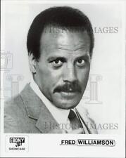 1986 Press Photo Actor Fred Williamson - afx14922 picture