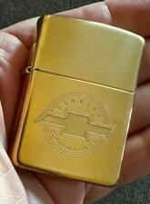 ZIPPO LIGHTER 1995 CHEVROLET CHEVY BRASS UNFIRED SEALED picture