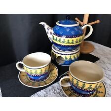 Vintage Coffee/Tea Set from Boleslawiec, Poland, WIZA picture