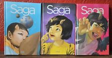 Saga Deluxe Hardcover Volume 1 2 3 Brian K. Vaughan Fiona Staples Image Comics picture