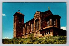 Ruidoso NM-New Mexico, Catholic Church, Antique Vintage Souvenir Postcard picture