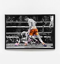 Saul Canelo Alvarez vs Caleb Plant KO Fight Poster Boxing Original Art - NEW USA picture