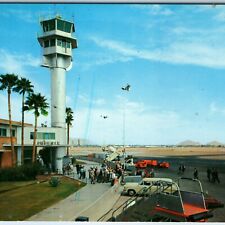 c1960s Phoenix, AZ Sky Harbor Airport Terminal Tower Taxi American Airlines A236 picture