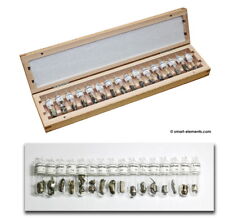 Luxury Rare Earth Metals Set of 16 Elements sealed in ampoules incl. wooden case picture