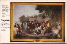 c1900s Philadelphia, PA Postcard Independence Series #10 -Benjamin West Painting picture