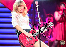 TAYLOR SWIFT Hand Signed 7x5 inch Color Photo Original Autograph with COA picture