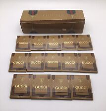 Gucci Matchbooks ( 14 ) with original store box. Unstruck Vintage Authentic picture