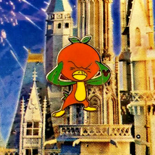 🍊 2018 Orange Bird Frustrated Thinking Pin - WDW Cast Member Hidden Mickey Pin picture