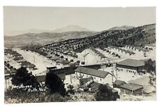Ruth Nevada Photo Postcard RPPC Aerial View Cottages Workers Homes AZO picture