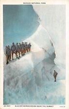 J25/ Rainier National Park Washington Postcard c1910 Bergschrund Glacier 26 picture