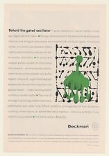 1960 Beckman Instruments Gated Oscillator Print Ad picture