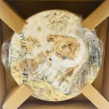 Royal Worcester Kitten Encounters Collection “Puppy Pal” Vintage Plate picture