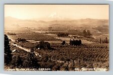 RPPC Hood River Valley OR, Scenic View, Oregon Vintage Postcard picture