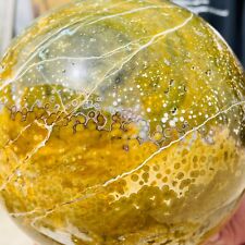 7.16lb Large Colorful Ocean Jasper Quartz Crystal Sphere Ball Specimen Healing picture