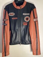 Women’s Harley Davidson racing collection leather jacket￼ Large picture
