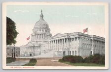 Postcard  The Capital Flags Trees Landscaping BS Reynolds Washington DC picture