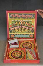 Vintage Chad Valley Boxed The Burlington Compendium Of Popular Games Set,England picture