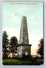 Pittston PA-Pennsylvania, Wyoming Monument, Antique, Vintage Souvenir Postcard picture