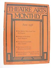 THEATRE ARTS MONTHLY June 1938 Movies Ted Healy Orson Welles Toulouse-Lautrec picture
