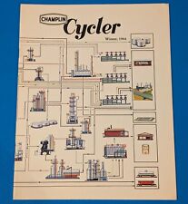 VTG Champlin Cycler - Winter 1964 - RARE Christmas Petroleum Oil & Gas Pamphlet picture
