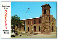 1970 Greetings from Nogales Sonora Mexico Vintage Unposted Postcard picture
