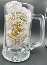 USMC 244th (2019) Birthday Xlg Beer Mug ~ Wounded Warriors Bat. West picture