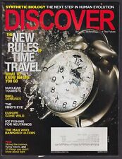DISCOVER Time Travel; Neutrino fishing; bird geniuses; synthetic biology 3 2010 picture