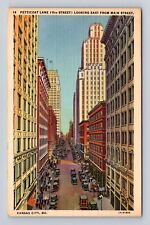 Kansas City MO-Missouri, Petticoat Lane (11th St.) Looking East Vintage Postcard picture