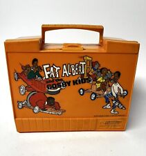 Vintage 1973 Orange  Fat Albert and the Cosby Kids Plastic Lunchbox  picture