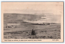 Birsay Orkney Scotland Postcard West Coast of Orkney from Marwick Head c1930's picture