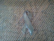 Health 2 MS Multiple Sclerosis AWARENESS RIBBON PEWTER PINS ALL NEW.  picture
