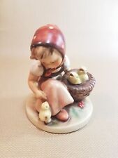 Early Hummel Chick Girl Figurine Full Bee Mark Hollow Base picture