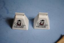 2     NMSU New Mexico State Aggies Mini Cowbell Hand Bell Sports Souvenir picture