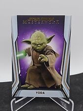 2021 Topps Star Wars Masterwork Purple Parallel #55 Yoda 34/50 picture