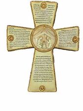 Roman Inc wall cross holy family Bible verse 10” picture