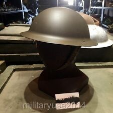 WWII UK Army Original Early World War 2 MK2 British Tommy Steel Helmet picture