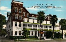 1948. CENTRAL HOTEL. ST. PETERSBURG, FL. POSTCARD ZT8 picture