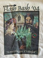 Hash Bash XL shirt Ann Arbor 1994 vintage marijuana cannabis American Ganja picture