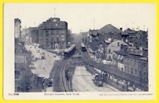 cpa Post Card USA Cooper Square NEW YORK Railway TRAINS Railways picture