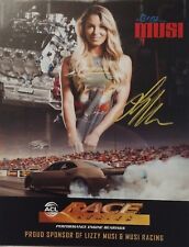 Lizzy Musi Street Outlaws Signed PROMO W/Pat Musi On Other Side NOLA  No Prep picture
