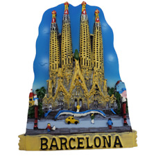 Barcelona Fridge Magnet Souvenir Magnetic Travel Tourist Spain Landmark Sagrada picture