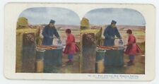c1900's Tinted Stereoview Poor Chinese Boy Begging Rations. T.W. Ingersoll picture